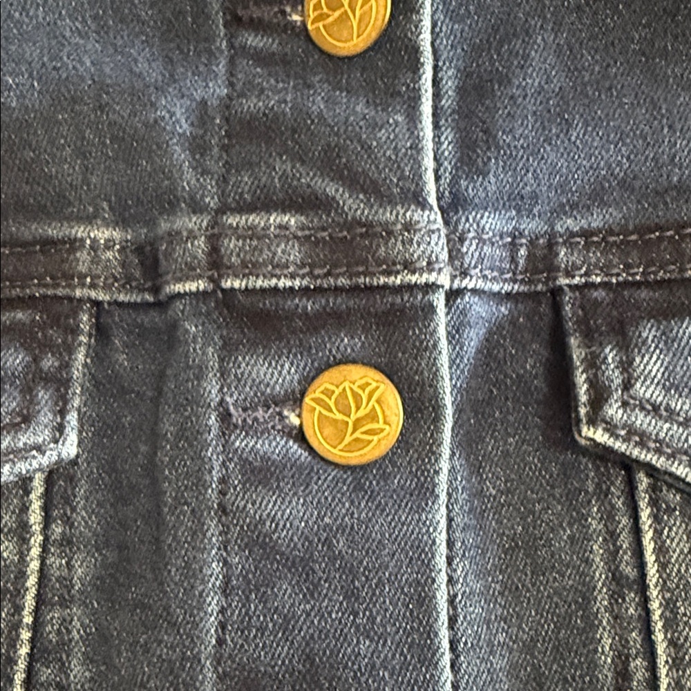 Draper James Dark Blue Jean Jacket: PRISTINE CONDITION - Picture 8 of 11